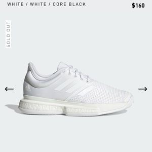 Adidas SoleCourt Boost Parley White Women's  Shoes